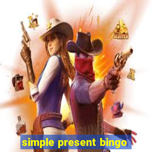 simple present bingo