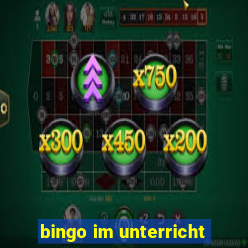 bingo im unterricht