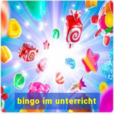 bingo im unterricht