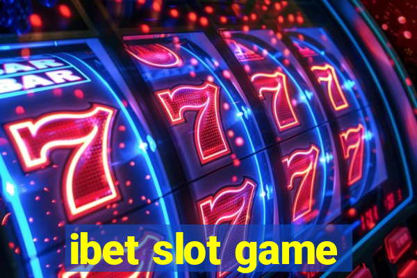 ibet slot game