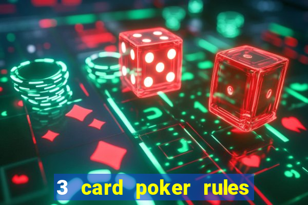 3 card poker rules in casino