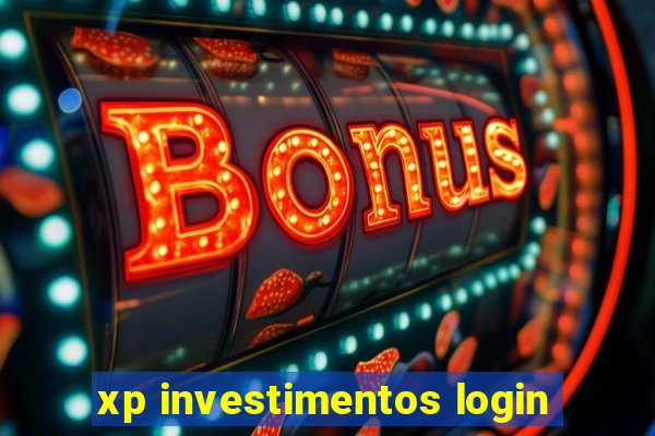 xp investimentos login