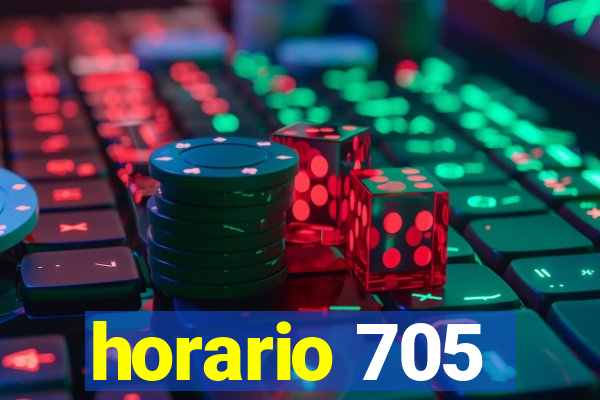 horario 705