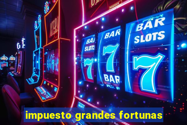 impuesto grandes fortunas