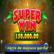 nariz de macaco gorila