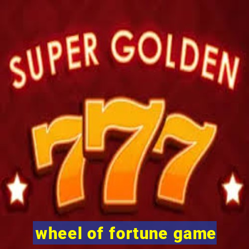 wheel of fortune game