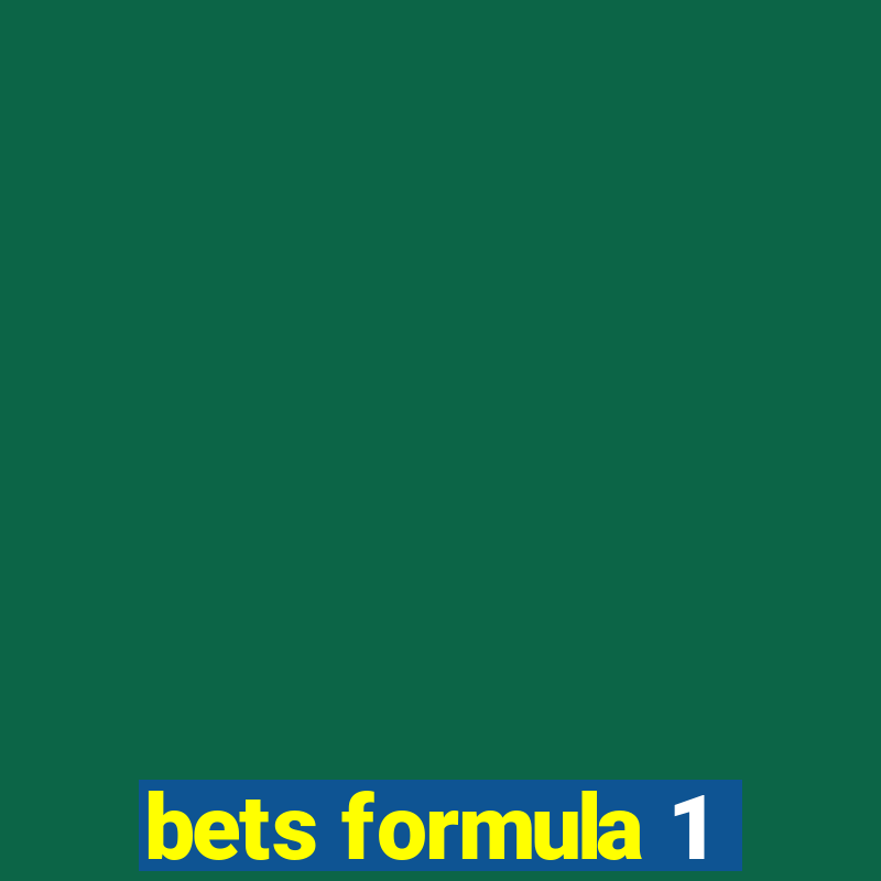 bets formula 1