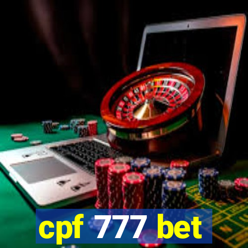 cpf 777 bet