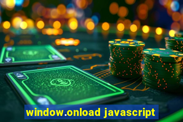 window.onload javascript