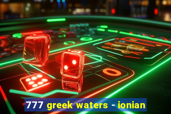 777 greek waters - ionian