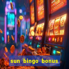 sun bingo bonus terms and conditions