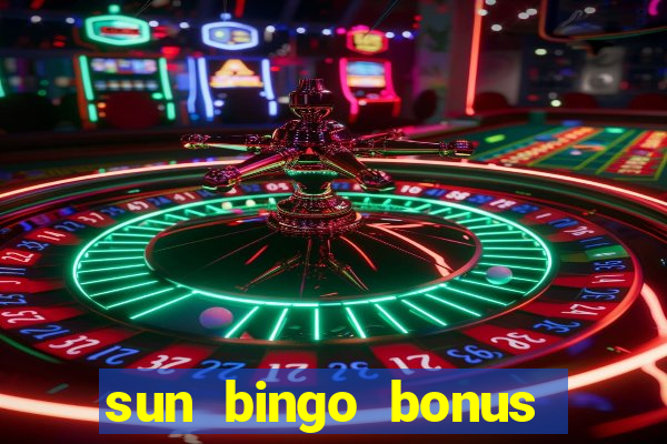 sun bingo bonus terms and conditions