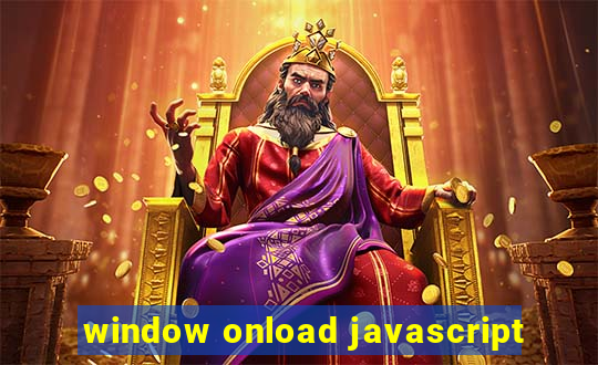 window onload javascript