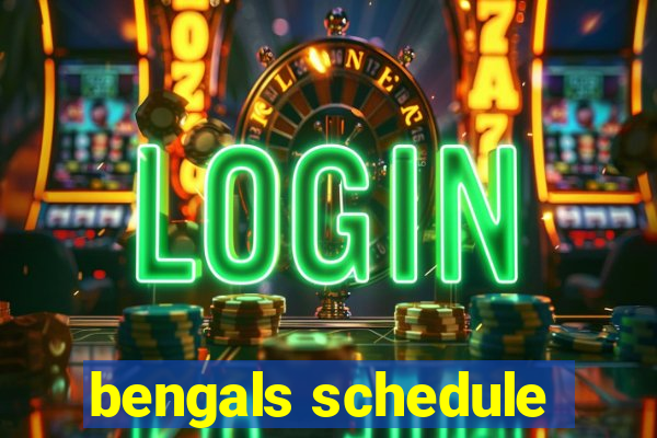 bengals schedule