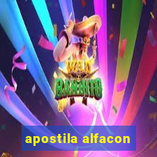 apostila alfacon