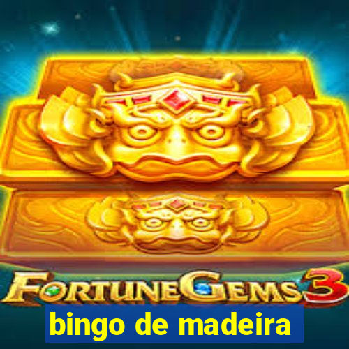 bingo de madeira