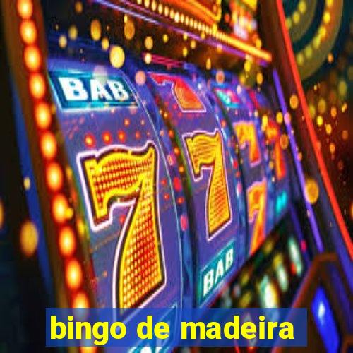 bingo de madeira