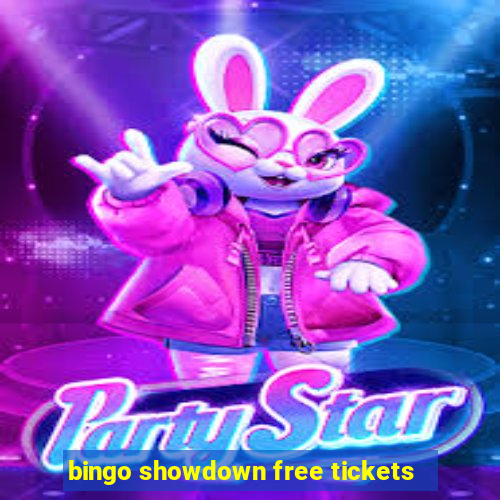 bingo showdown free tickets