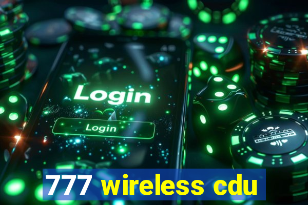 777 wireless cdu