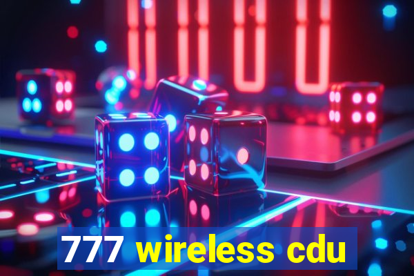 777 wireless cdu