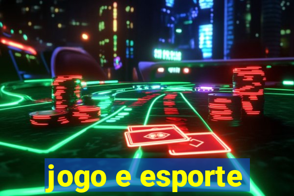 jogo e esporte