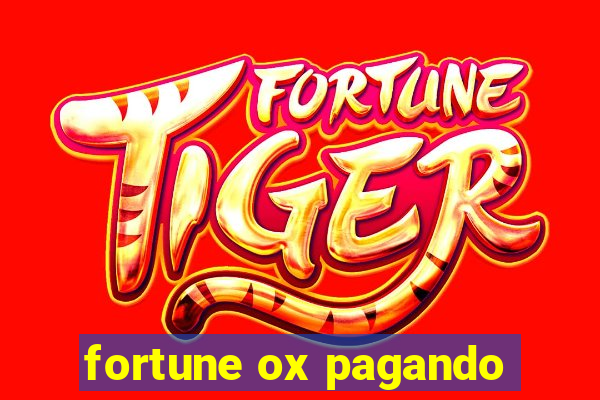 fortune ox pagando