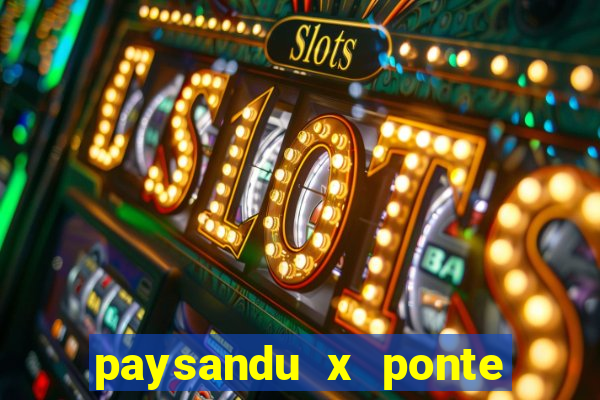 paysandu x ponte preta palpite