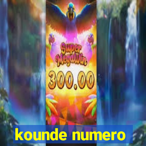 kounde numero