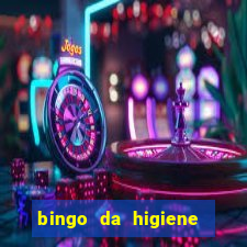 bingo da higiene para imprimir