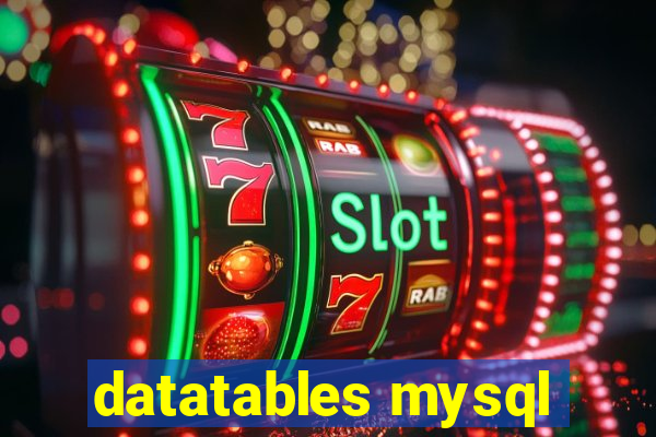 datatables mysql