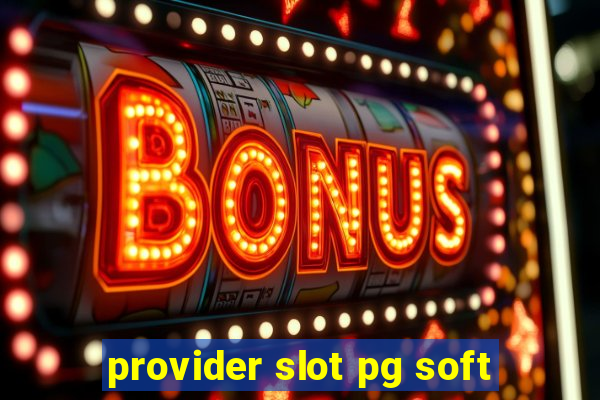 provider slot pg soft