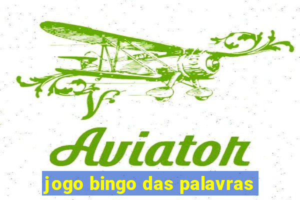 jogo bingo das palavras