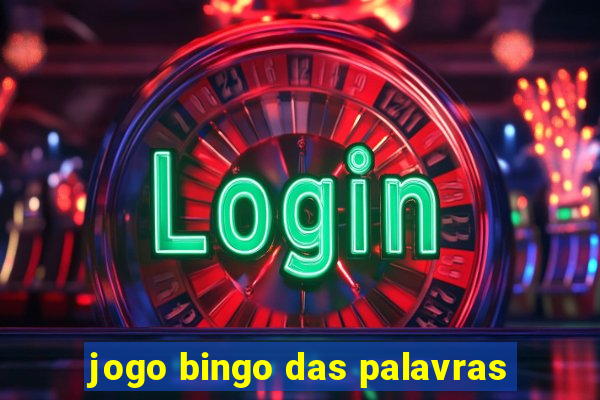 jogo bingo das palavras