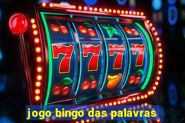 jogo bingo das palavras