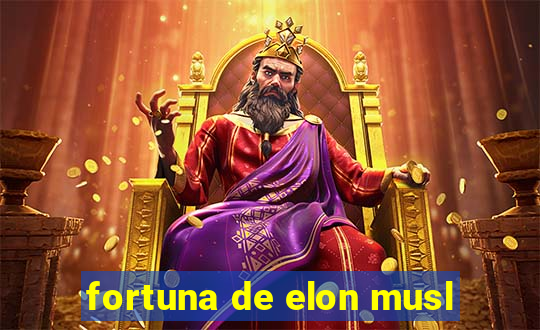 fortuna de elon musl