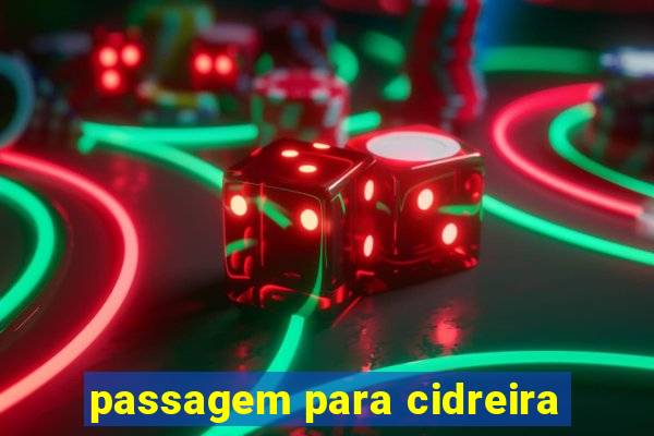 passagem para cidreira