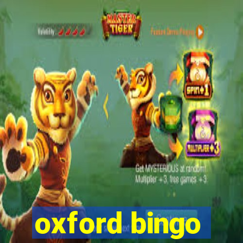 oxford bingo