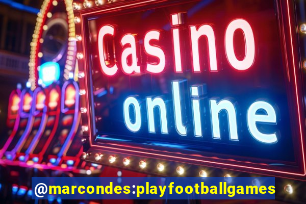 @marcondes:playfootballgames bingo football