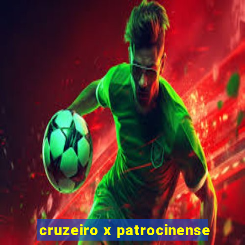 cruzeiro x patrocinense