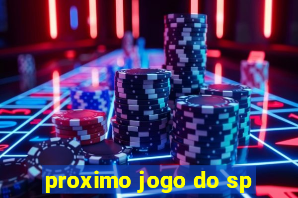 proximo jogo do sp