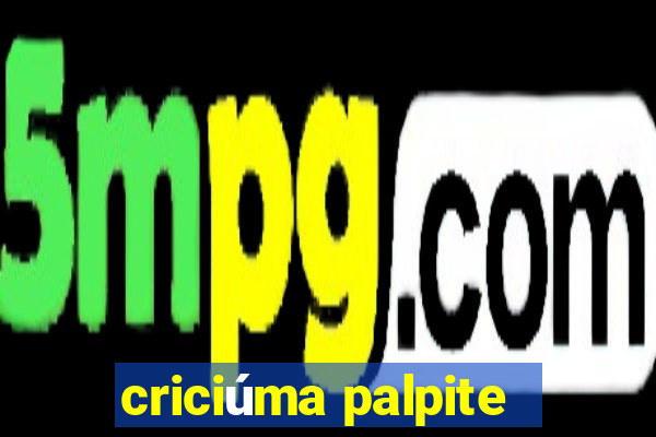 criciúma palpite