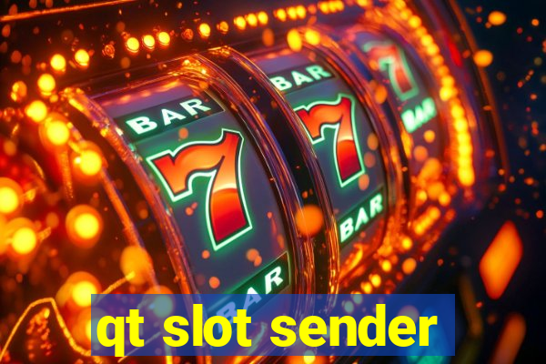 qt slot sender