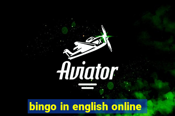 bingo in english online