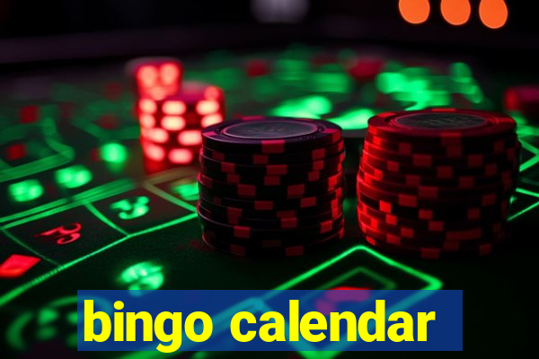 bingo calendar