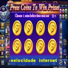 velocidade internet para jogar online