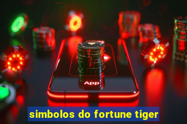 simbolos do fortune tiger