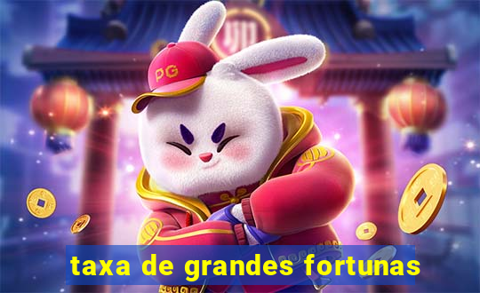 taxa de grandes fortunas