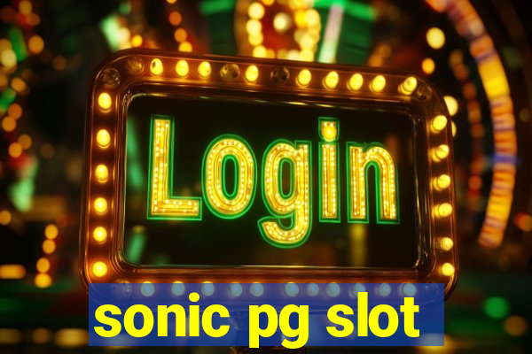 sonic pg slot