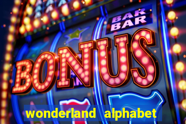 wonderland alphabet comic studio