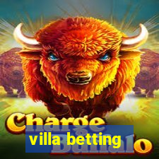 villa betting